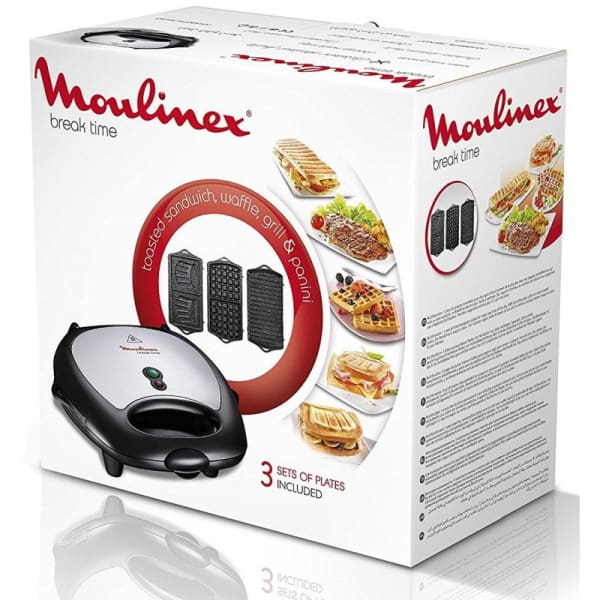 Gaufrier MOULINEX 3en1 700W Silver (SW611812) Gaufrier MOULINEX 3en1 700W Silver (SW611812)